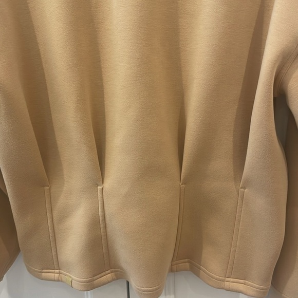 Lululemon Gathered Waist Crew Pullover—Pecan Tan—Oversized—Excellent Condition! - Picture 5 of 5